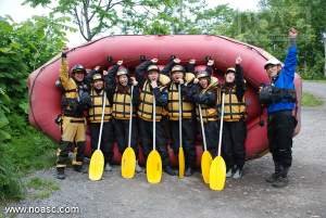 Niseko Rafting on the Shiribetsu river in June